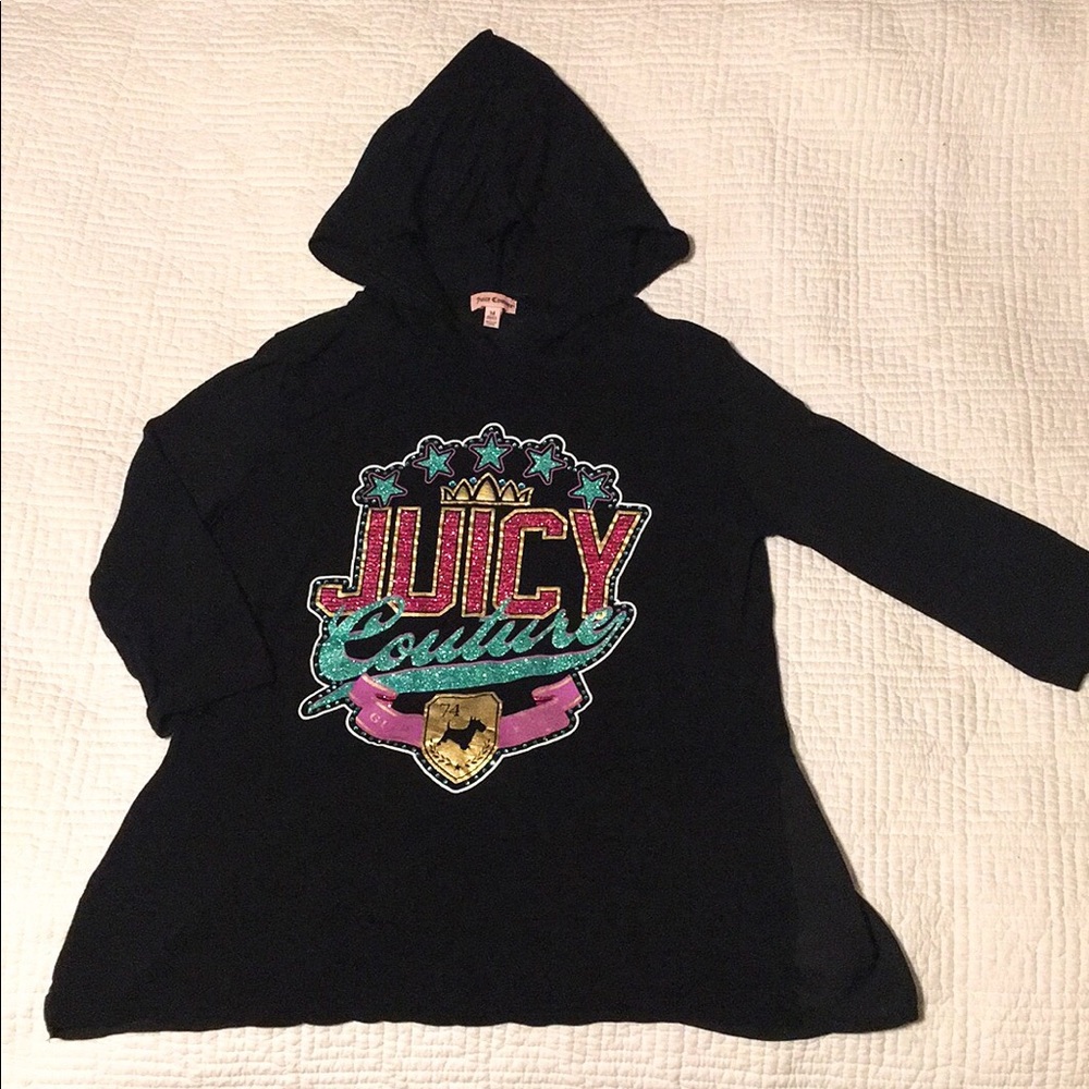Juicy Couture Hooded Lightweight Top Size 10-12